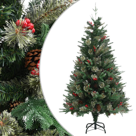 Albero di Natale con Pigne Verde 150 cm in PVC e PE - homemem39