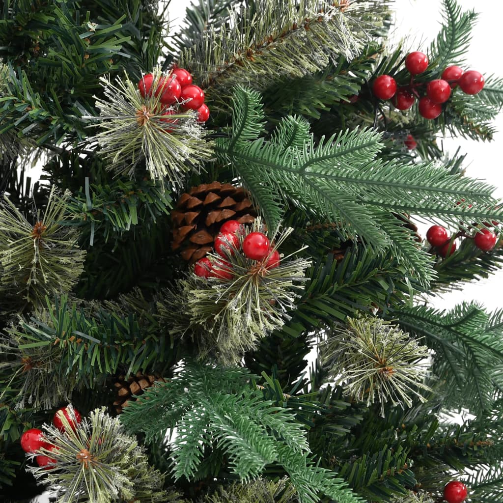 Albero di Natale con Pigne Verde 150 cm in PVC e PE - homemem39