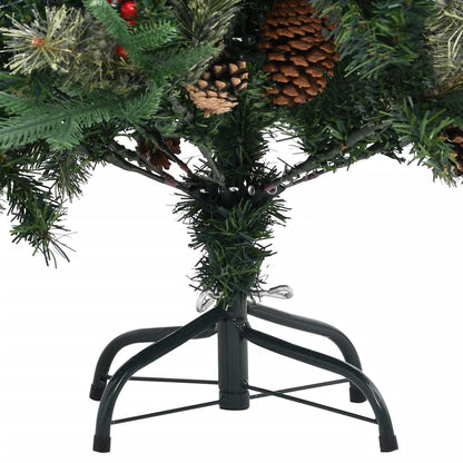 Albero di Natale con Pigne Verde 150 cm in PVC e PE - homemem39