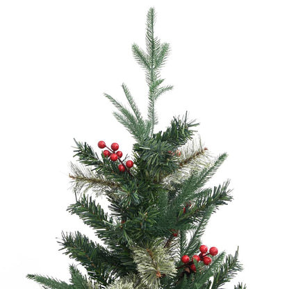 Albero di Natale con Pigne Verde 195 cm PVC e PE - homemem39