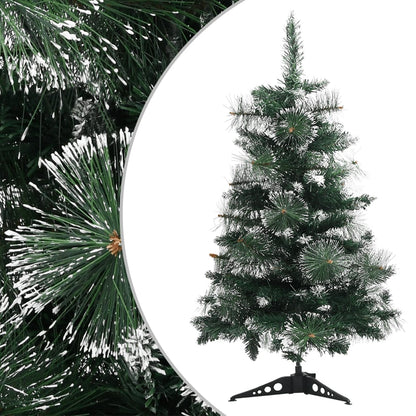 Albero di Natale Artificiale Supporto Verde e Bianco 60 cm PVC - homemem39