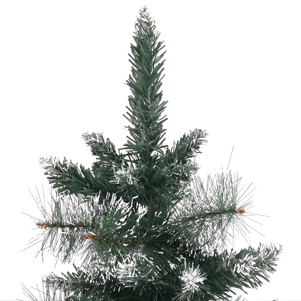 Albero di Natale Artificiale Supporto Verde e Bianco 60 cm PVC - homemem39