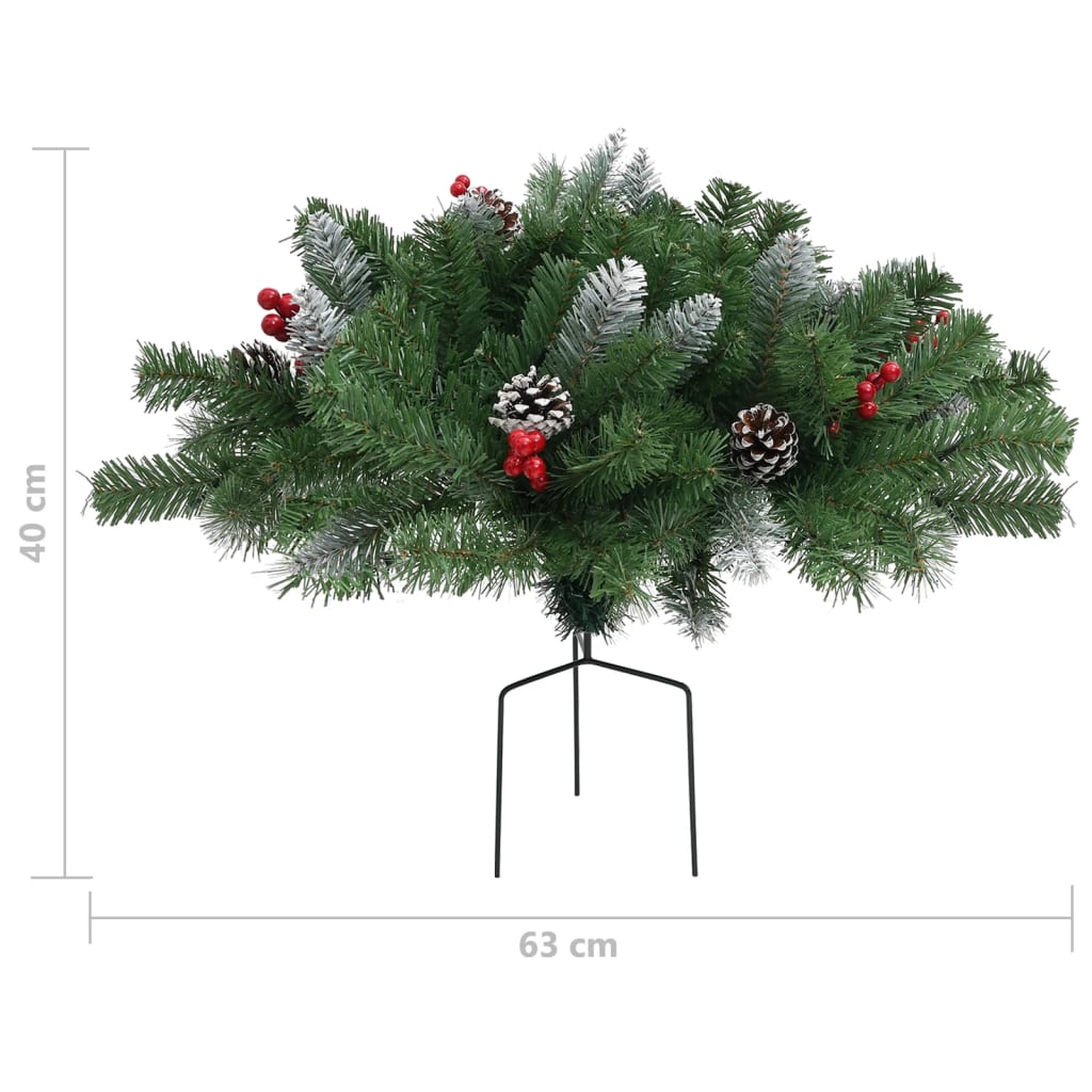 Albero di Natale Artificiale per Viali Verde 40 cm in PVC - homemem39