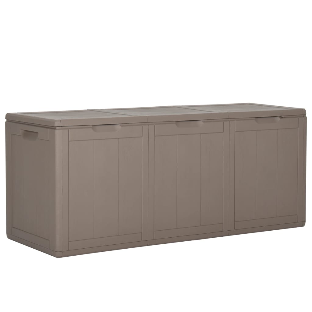 Baule da Giardino 270 L Marrone in Rattan PP - homemem39