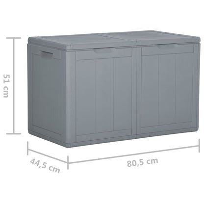 Baule da Giardino 180 L Grigio in Rattan PP - homemem39