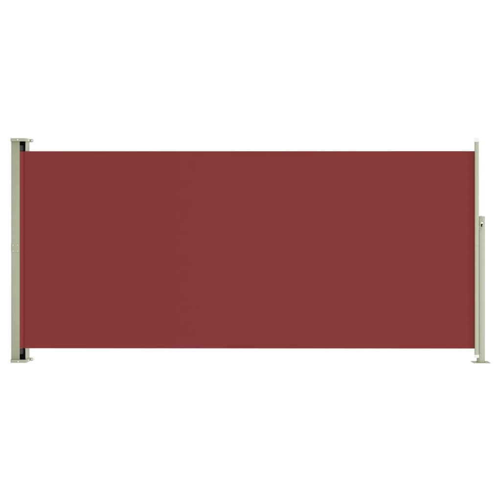 Tenda Laterale Retrattile per Patio 140x300 cm Rossa - homemem39