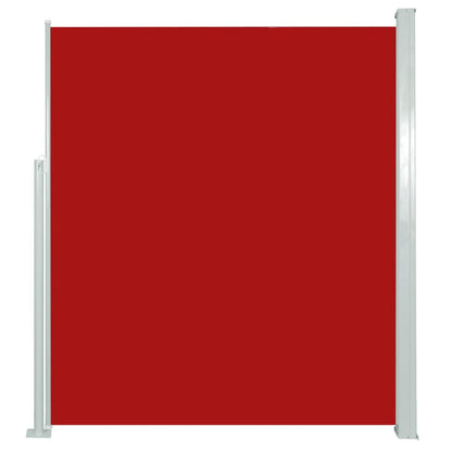 Tenda Laterale Retrattile per Patio 160x300 cm Rossa - homemem39