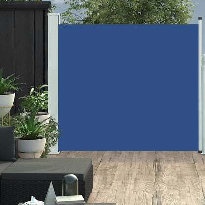 Tenda Laterale Retrattile per Patio 170x300 cm Blu - homemem39