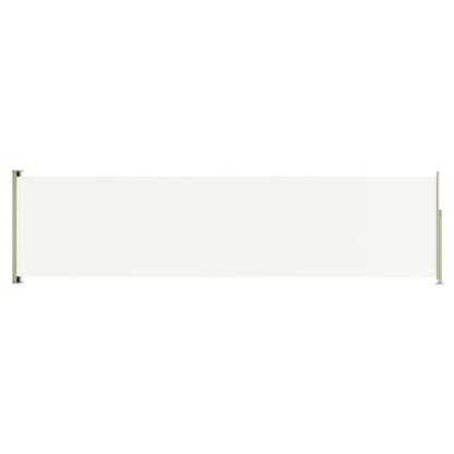 Tenda da Sole Laterale Retrattile per Patio 160x600 cm Crema - homemem39