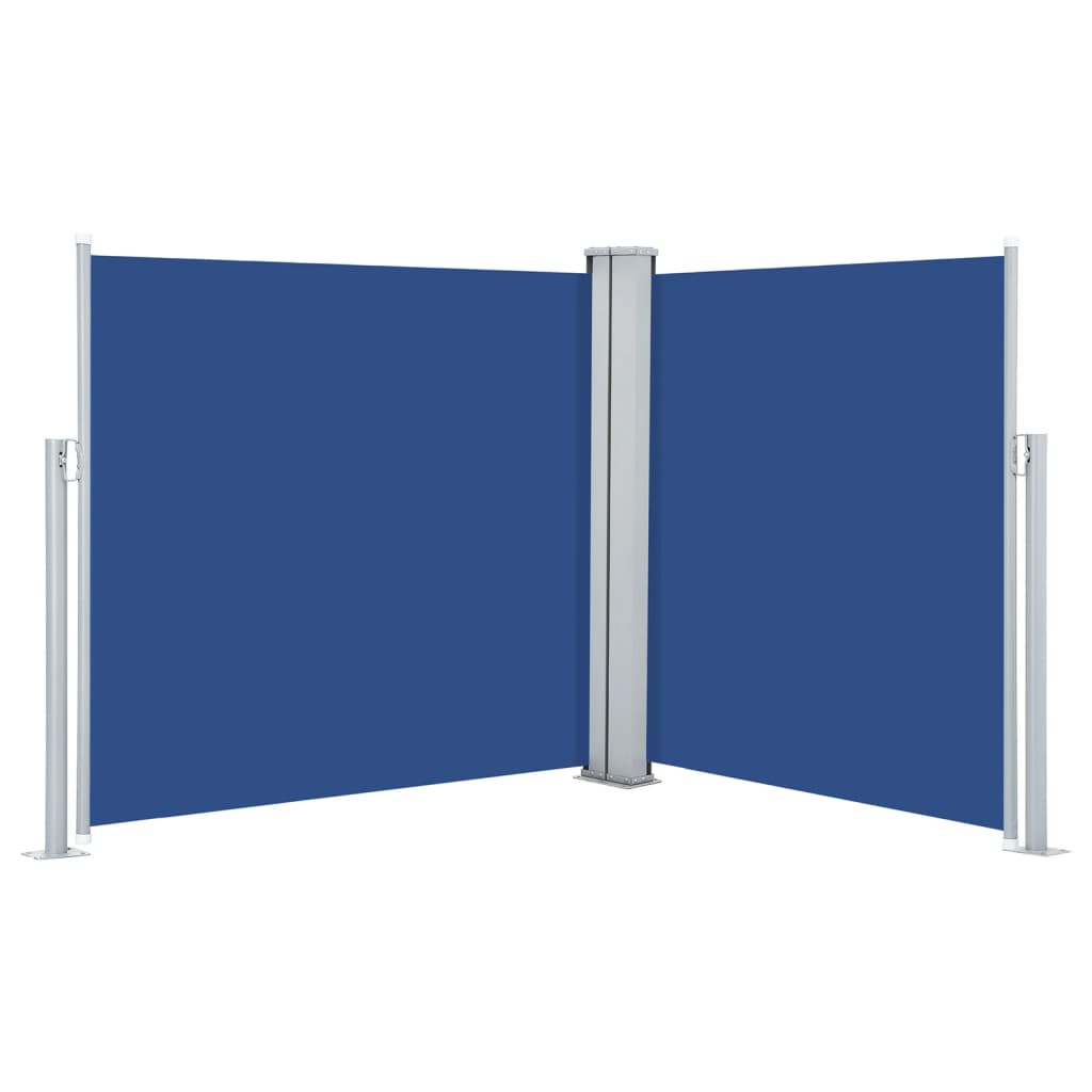 Tenda da Sole Laterale Retrattile Blu 117x600 cm - homemem39