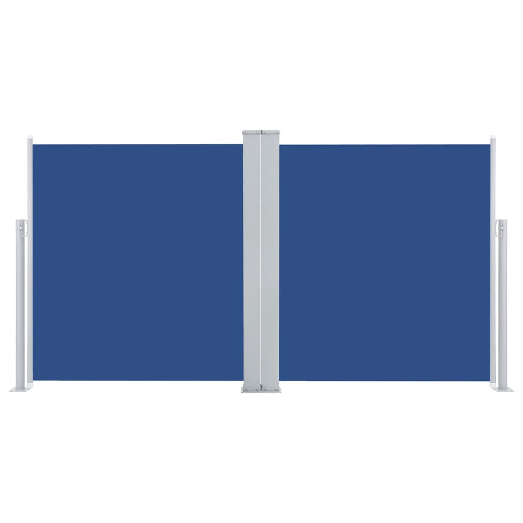 Tenda da Sole Laterale Retrattile Blu 117x600 cm - homemem39