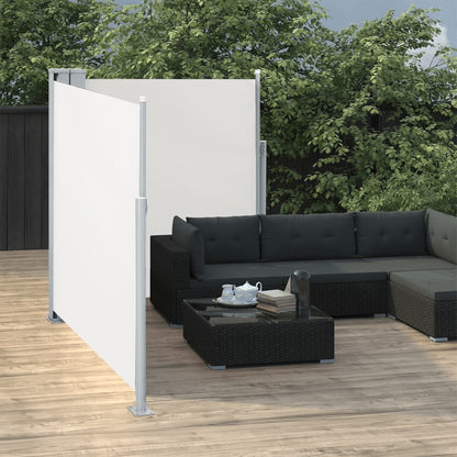 Tenda da Sole Laterale Retrattile Crema 140x600 cm - homemem39