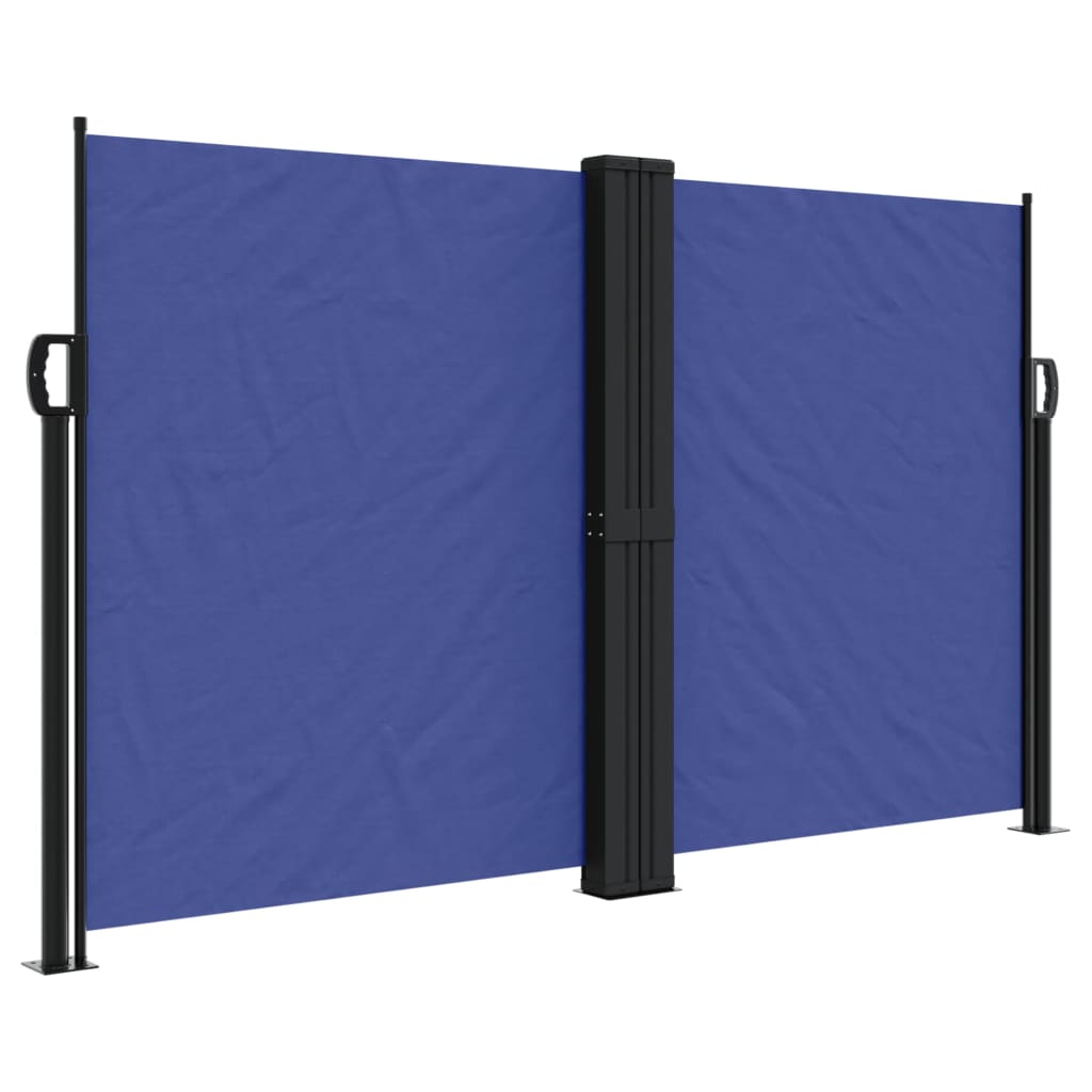 Tenda da Sole Laterale Retrattile Blu 140x600 cm - homemem39