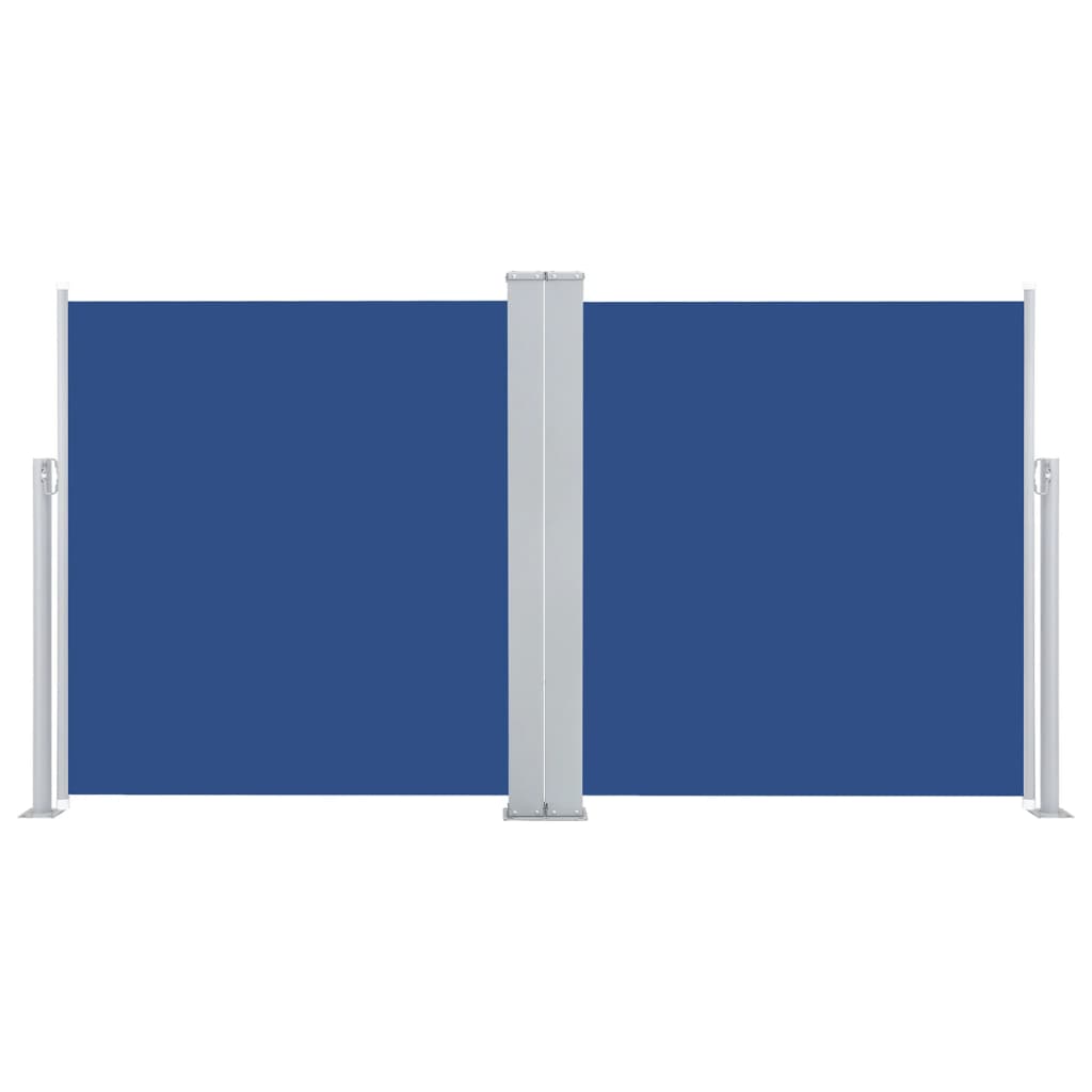 Tenda da Sole Laterale Retrattile Blu 160x600 cm - homemem39
