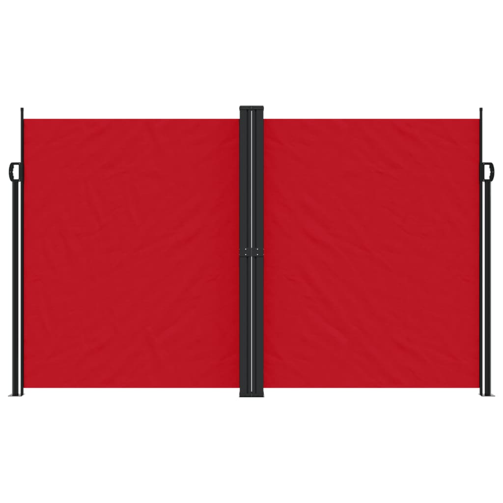 Tenda da Sole Laterale Retrattile Rossa 200x600 cm - homemem39