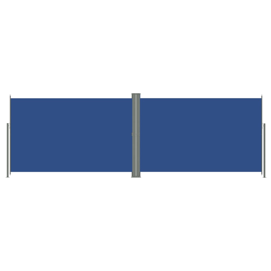 Tenda da Sole Laterale Retrattile Blu 220x600 cm - homemem39