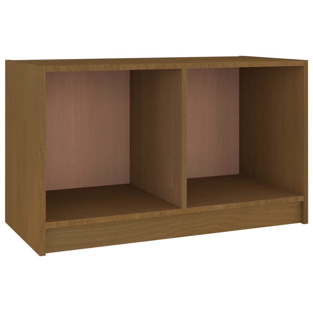 Mobile Porta TV Marrone Miele 70x33x42 cm in Legno di Pino - homemem39