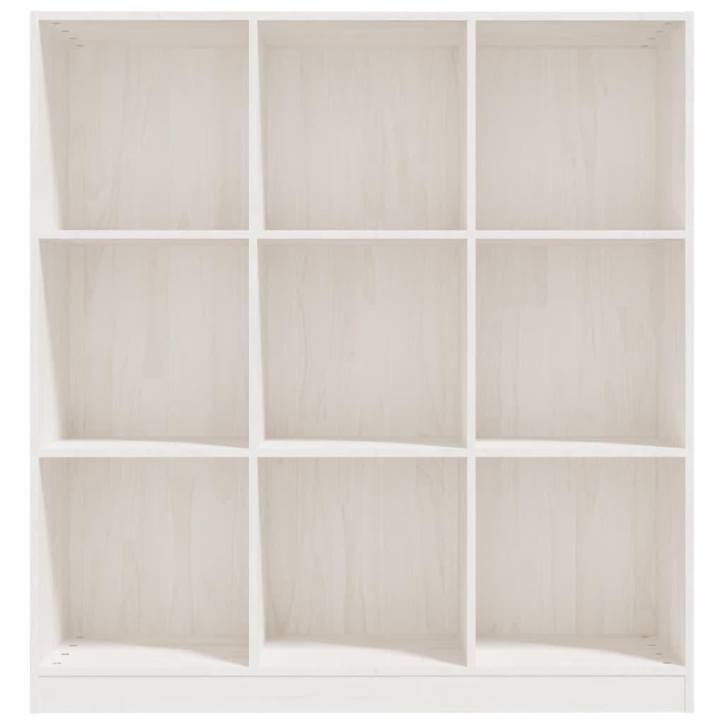 Libreria/Divisorio Bianco 104x33,5x110 cm in Massello di Pino - homemem39