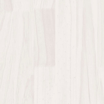 Fioriera da Giardino Bianca 31x31x31 cm Legno Massello di Pino - homemem39