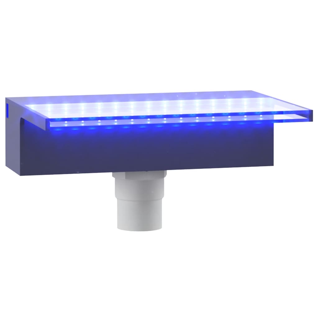 Sfioratore a Cascata con LED RGB Acrilico 30 cm - homemem39