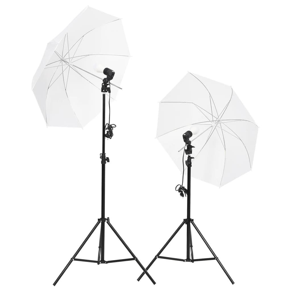 Kit Studio Fotografico con Set di Luci, Fondale e Riflettore - homemem39