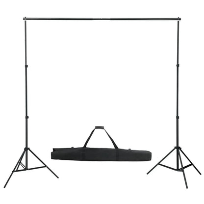 Kit Studio Fotografico con Set di Luci, Fondale e Riflettore - homemem39