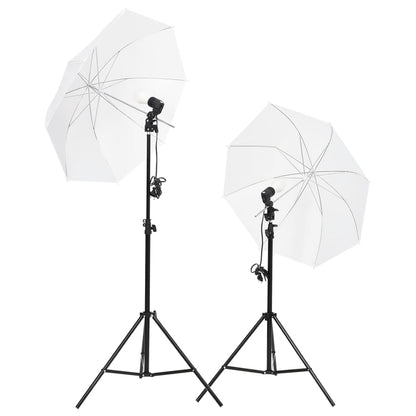 Kit per Studio Fotografico con Set Luci, Fondale e Riflettore - homemem39