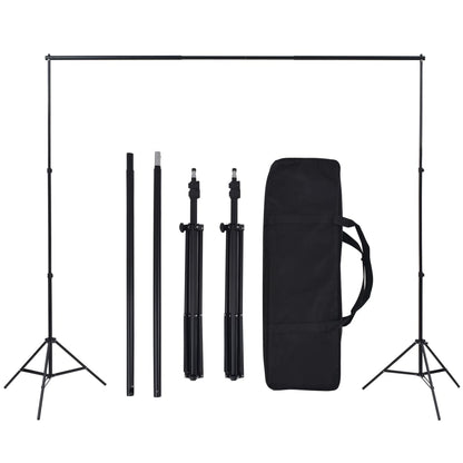 Kit per Studio Fotografico con Softbox, Fondale e Riflettore - homemem39