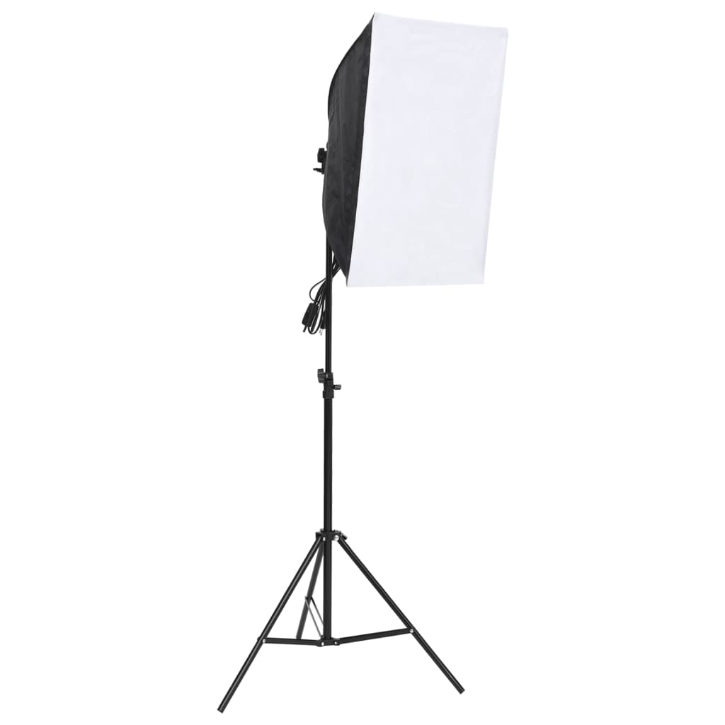 Kit per Studio Fotografico con Softbox, Fondale e Riflettore - homemem39