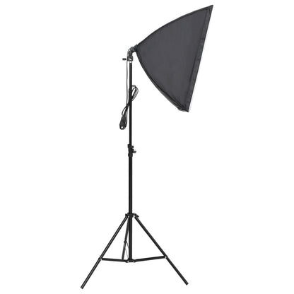 Kit per Studio Fotografico con Softbox, Fondale e Riflettore - homemem39