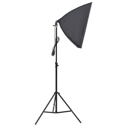 Kit per Studio Fotografico con Luce Softbox e Fondale - homemem39