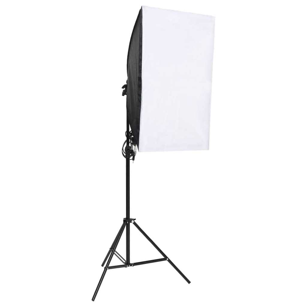 Kit per Studio Fotografico con Set Luci, Fondale e Riflettore - homemem39