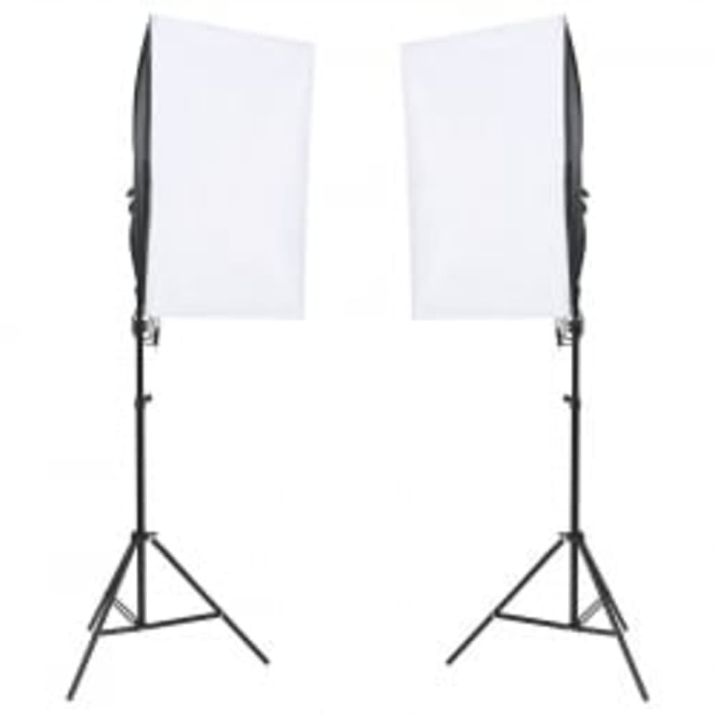 Kit per Studio Fotografico con Set di Luci e Fondale - homemem39