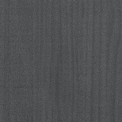 Fioriera da Giardino Grigie 31x31x70 cm Legno Massello di Pino - homemem39