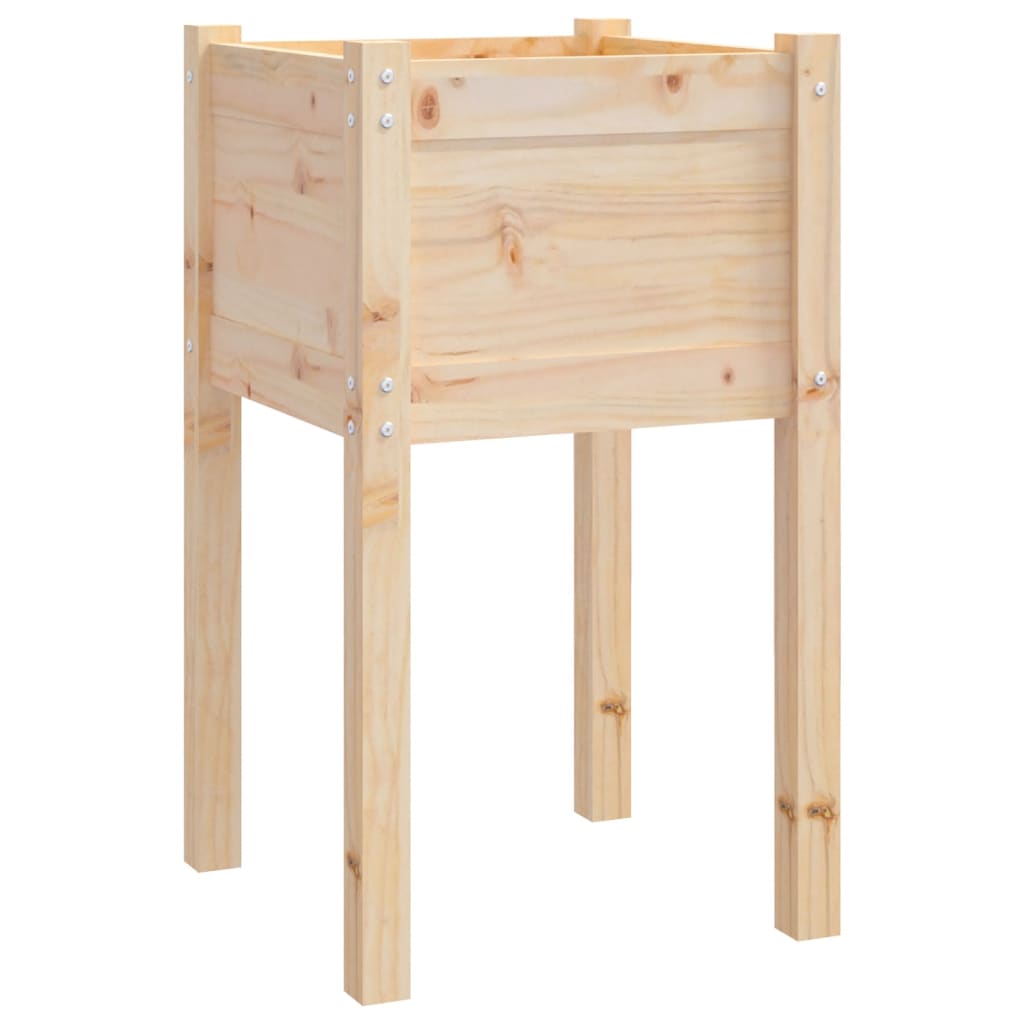 Fioriere da Giardino 2 pz 40x40x70 cm in Legno Massello di Pino - homemem39