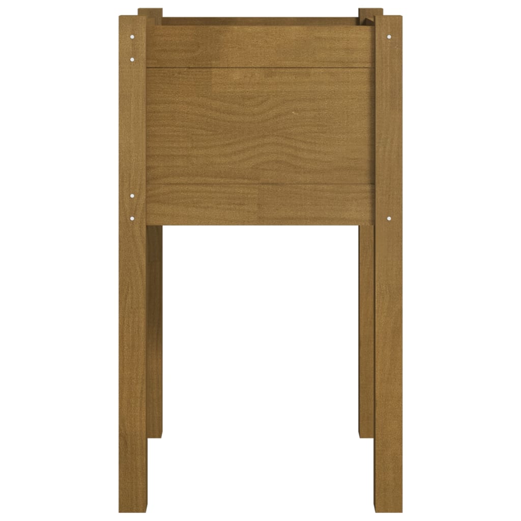 Fioriere da Giardino 2 pz Miele 40x40x70 cm in Legno di Pino - homemem39