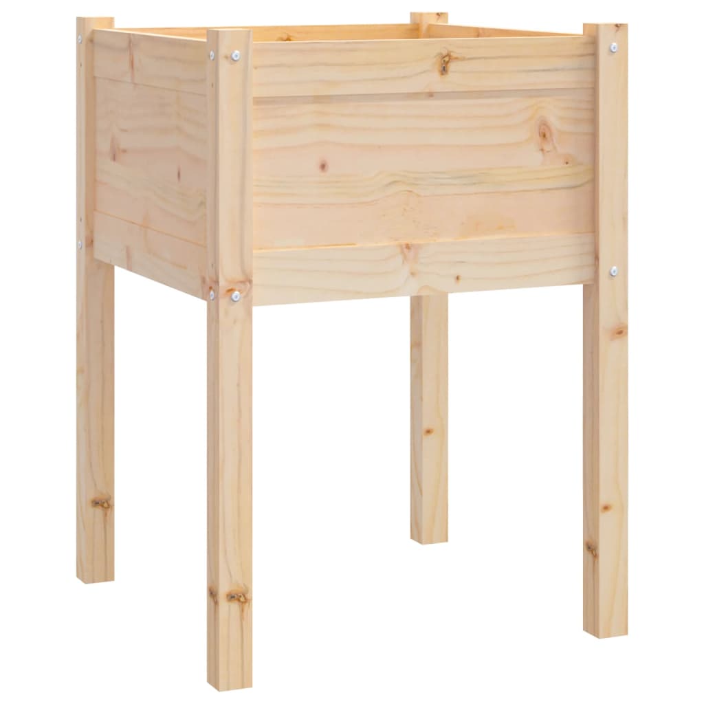 Fioriere da Giardino 2 pz 50x50x70 cm in Legno Massello di Pino - homemem39