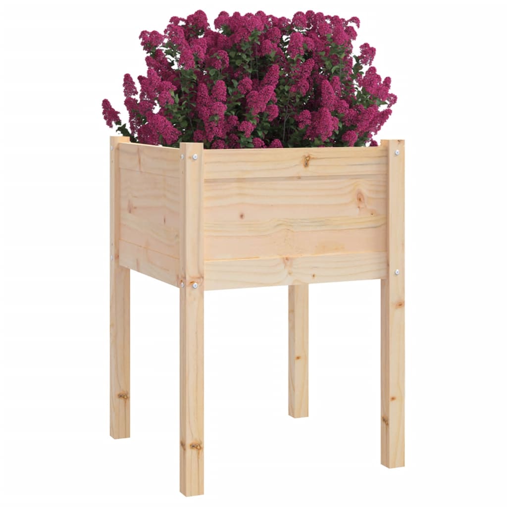 Fioriere da Giardino 2 pz 50x50x70 cm in Legno Massello di Pino - homemem39