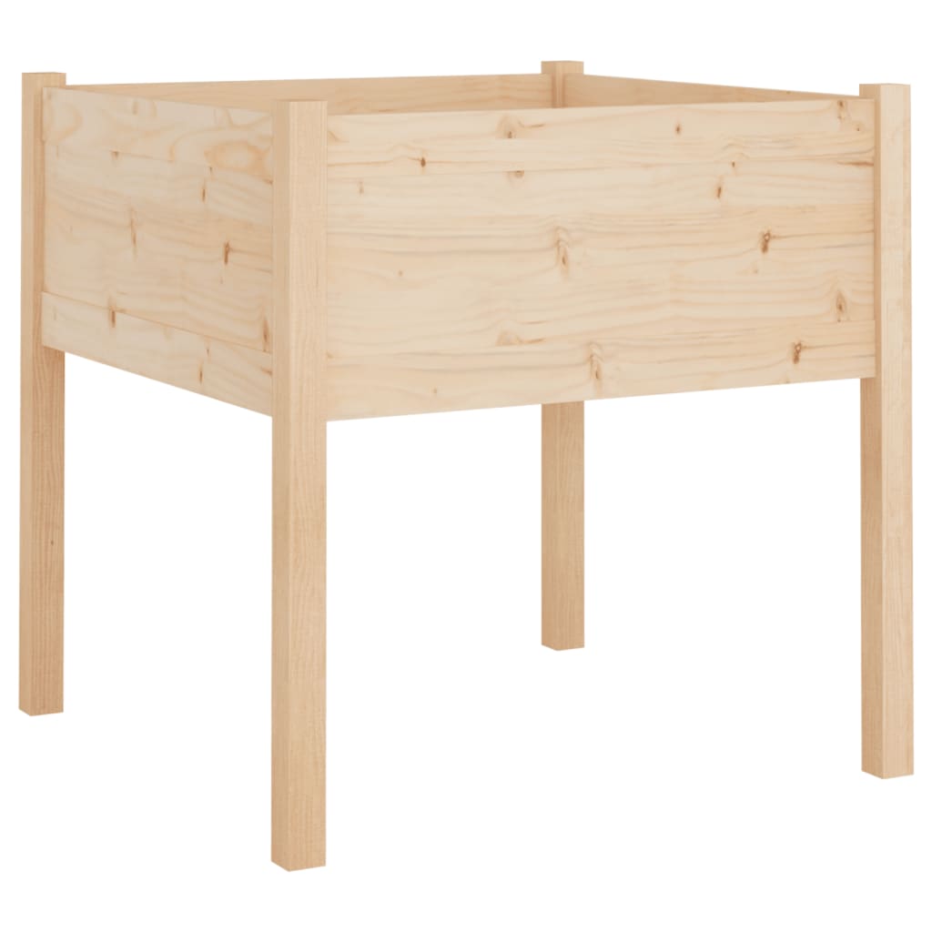 Fioriere da Giardino 2 pz 70x70x70 cm in Legno Massello di Pino - homemem39