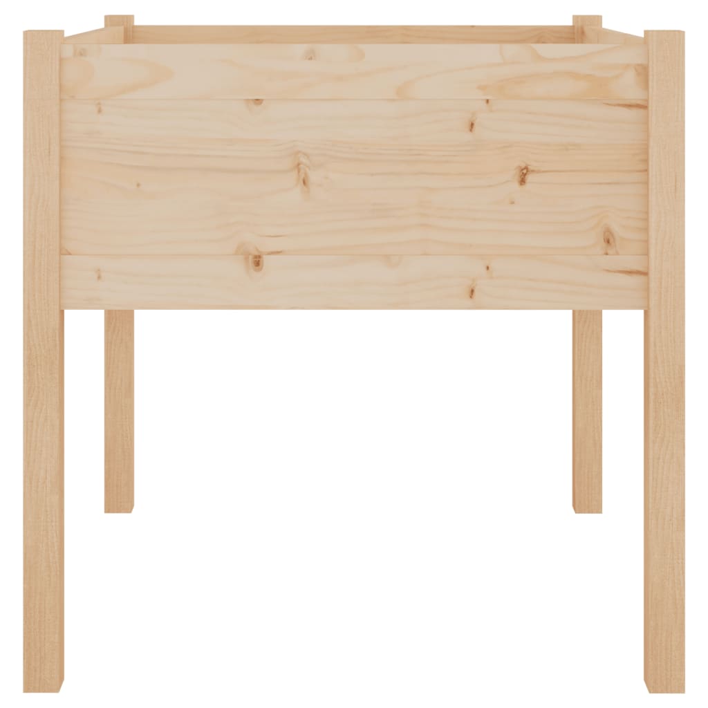 Fioriere da Giardino 2 pz 70x70x70 cm in Legno Massello di Pino - homemem39