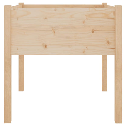 Fioriere da Giardino 2 pz 70x70x70 cm in Legno Massello di Pino - homemem39