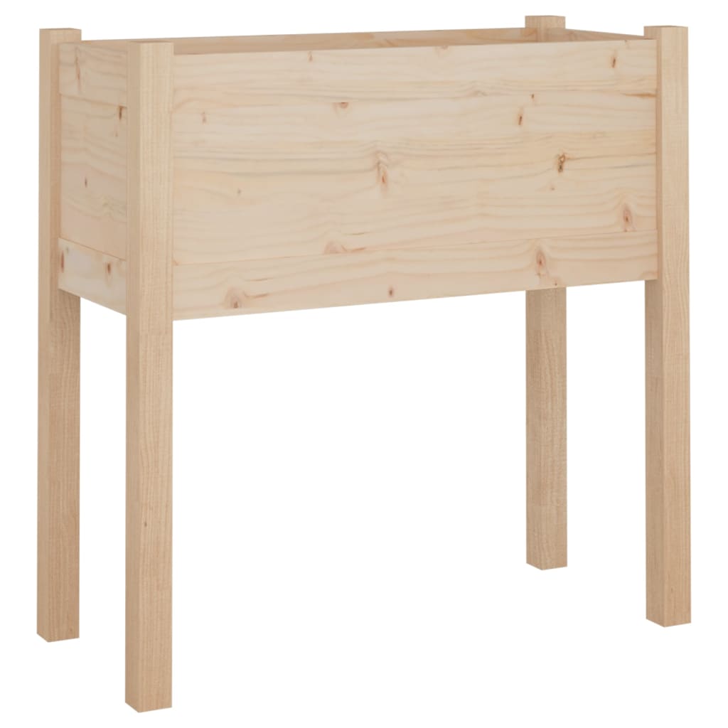 Fioriere da Giardino 2 pz 70x31x70 cm in Legno Massello di Pino - homemem39