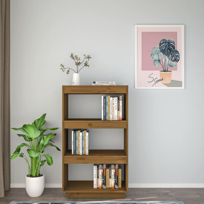 Libreria/Divisorio Miele 60x35x103 cm in Legno Massello di Pino - homemem39