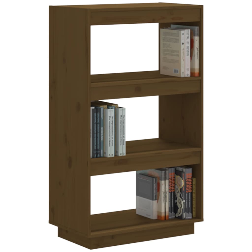 Libreria/Divisorio Miele 60x35x103 cm in Legno Massello di Pino - homemem39