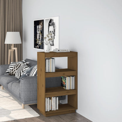 Libreria/Divisorio Miele 60x35x103 cm in Legno Massello di Pino - homemem39