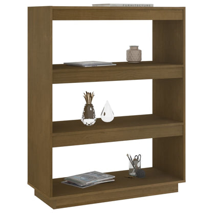 Libreria/Divisorio Miele 80x35x103 cm in Legno Massello di Pino - homemem39