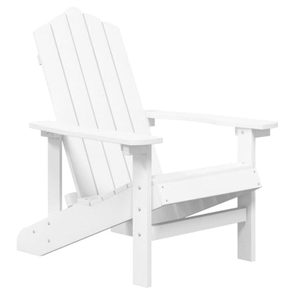 Sedia da Giardino Adirondack Bianca HDPE - homemem39