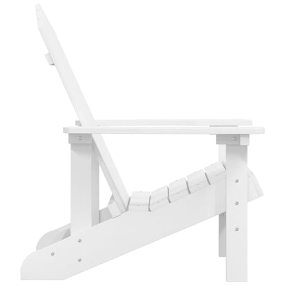 Sedia da Giardino Adirondack Bianca HDPE - homemem39