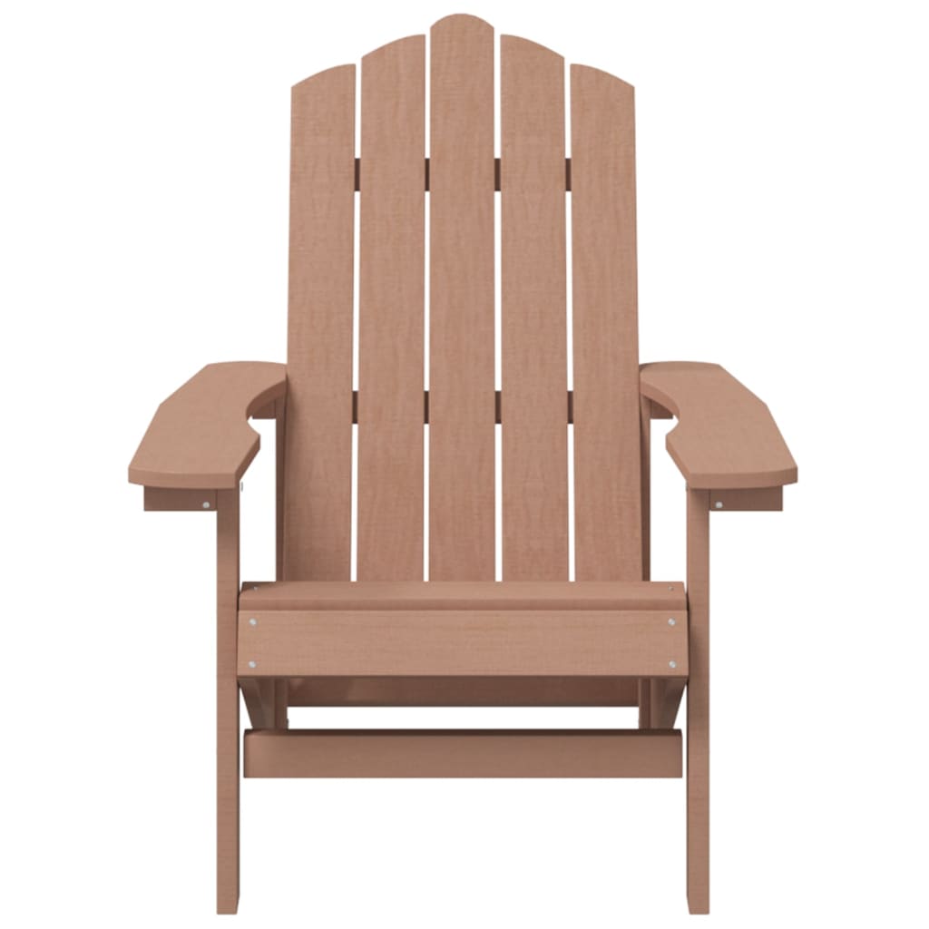 Sedia da Giardino Adirondack Marrone HDPE - homemem39