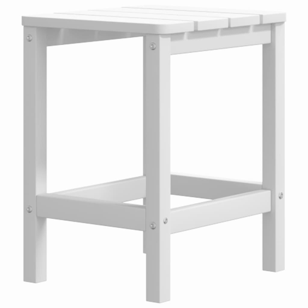 Tavolo da Giardino Adirondack Bianco 38x38x46 cm HDPE - homemem39